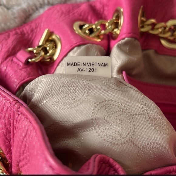 MICHAEL Kors Pink Leather Chain Excess Shoulder Bag - Picture 4 of 7